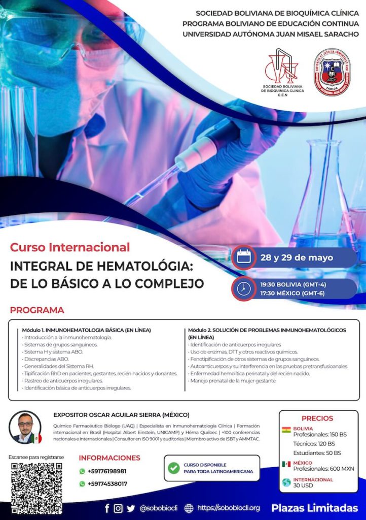 Curso Internacional de Hematología 2025